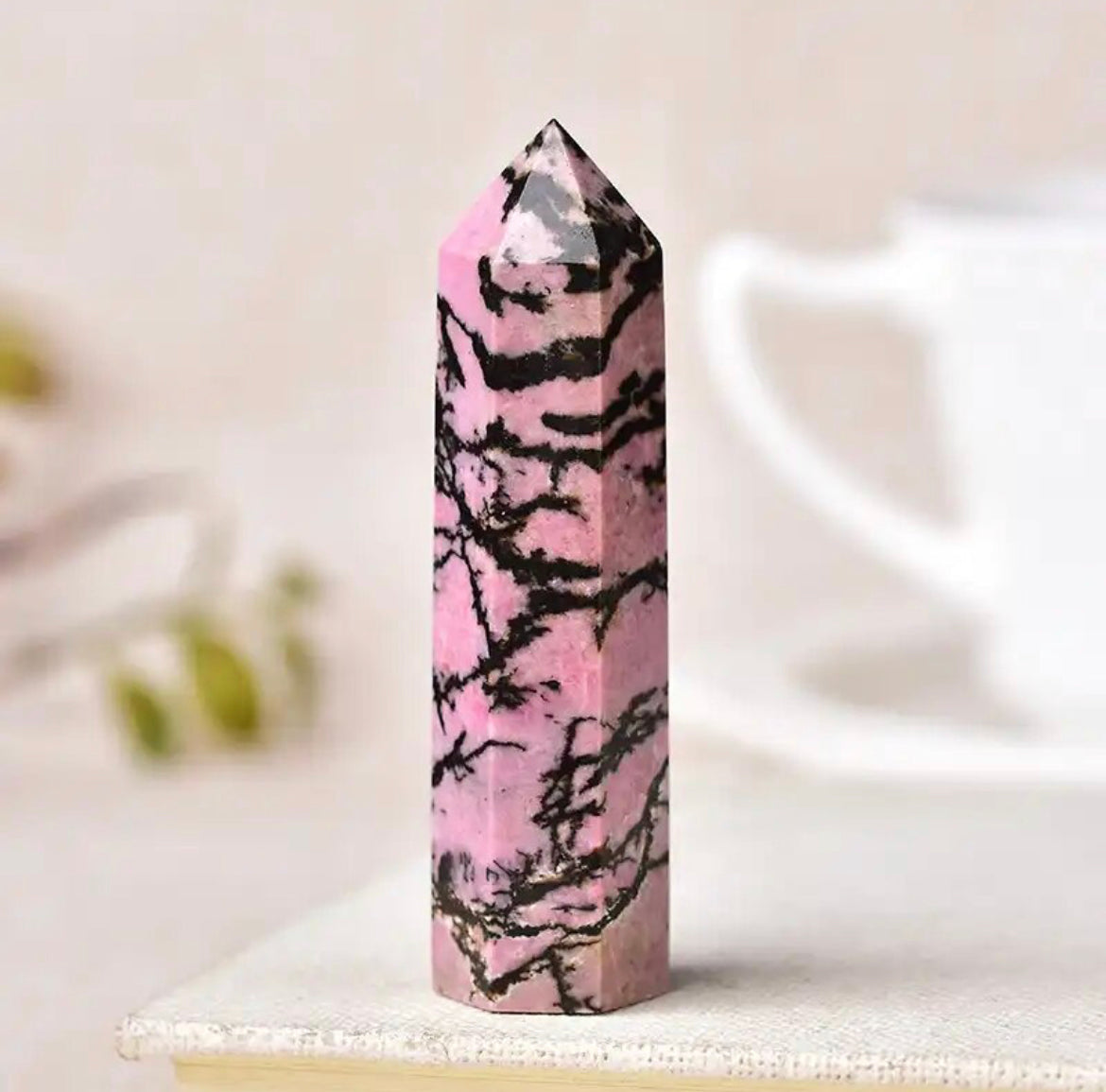 Rhodochrosite- Crystal Pointed Tower