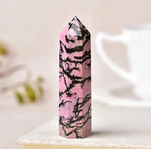 Rhodochrosite- Crystal Pointed Tower