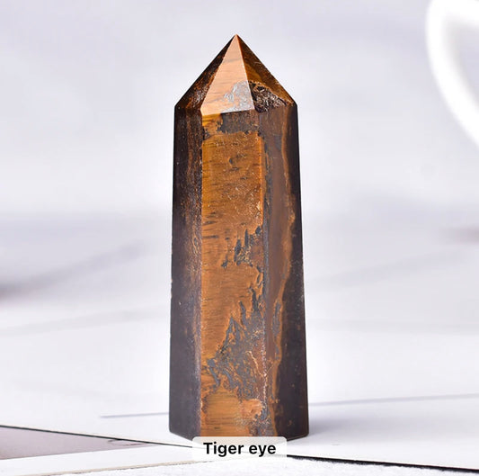 Tiger Eye - Crystal Pointed Tower