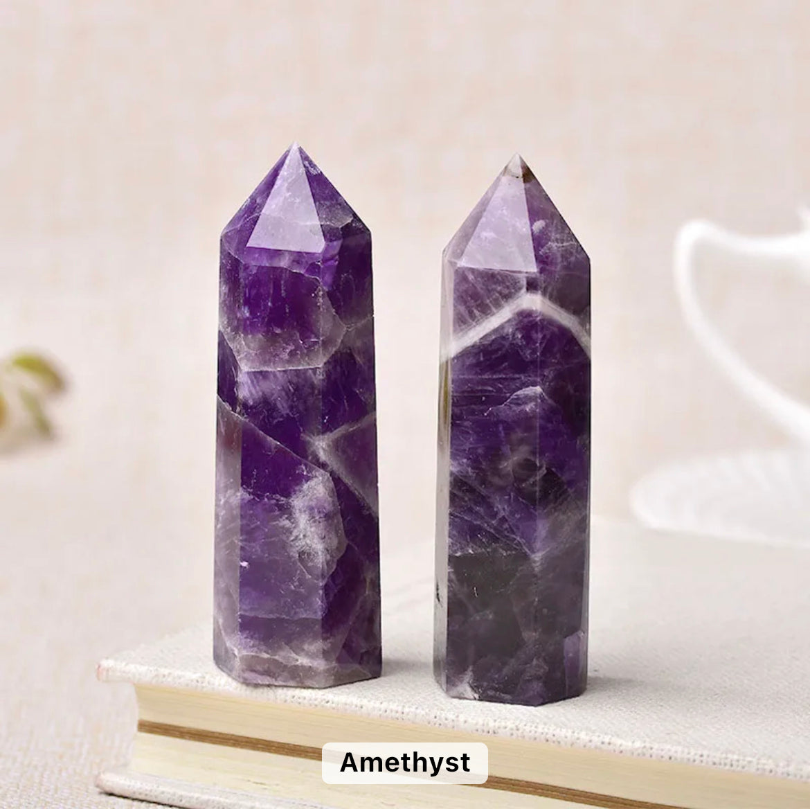 Amethyst - Crystal Pointed Tower