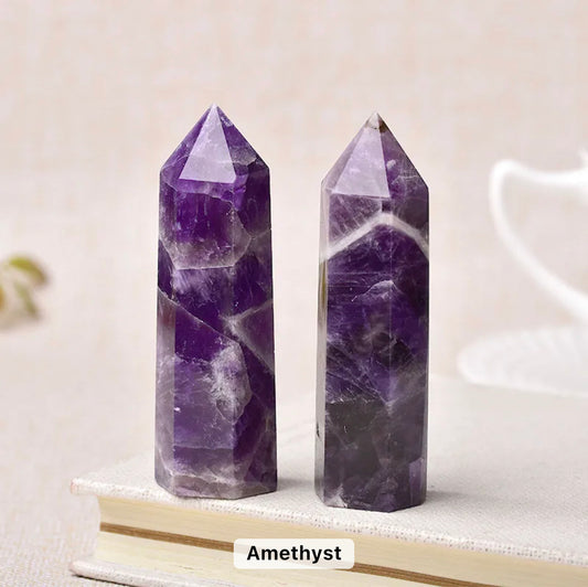 Amethyst - Crystal Pointed Tower