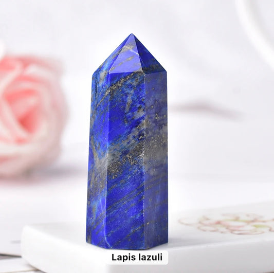 Lapis Lazuli - Crystal Pointed Tower